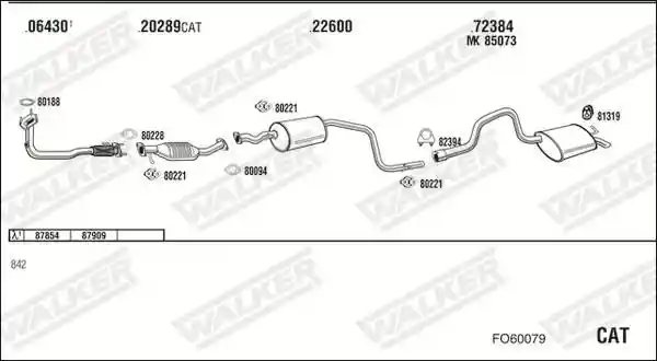 WALKER FO60079