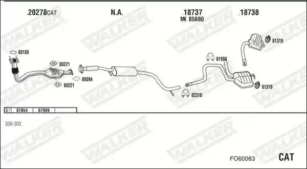 WALKER FO60083