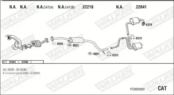 WALKER FO60090
