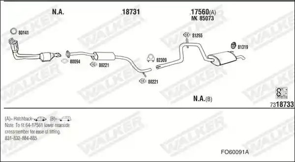 WALKER FO60091A
