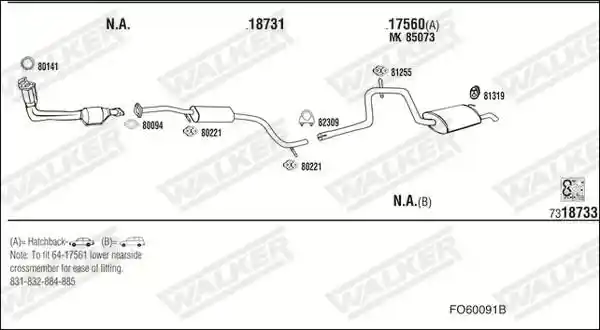 WALKER FO60091B