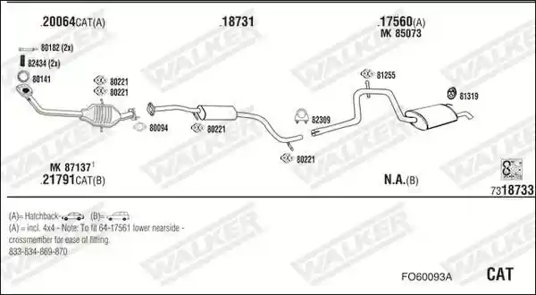 WALKER FO60093A