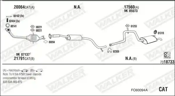 WALKER FO60094A