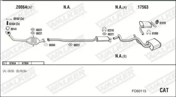 WALKER FO60115