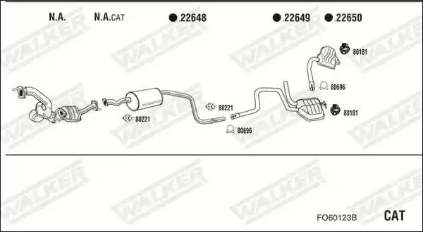 WALKER FO60123B