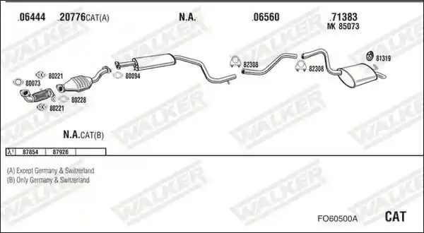 WALKER FO60500A