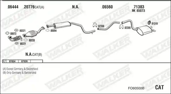 WALKER FO60500B