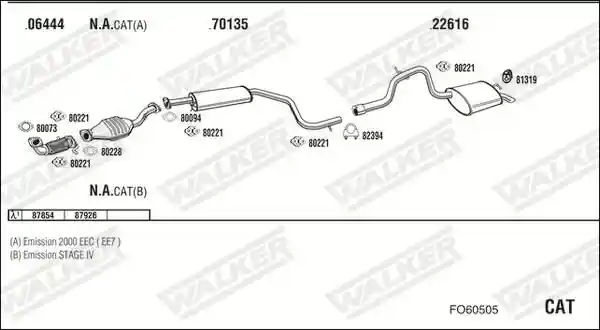 WALKER FO60505
