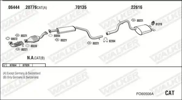 WALKER FO60506A