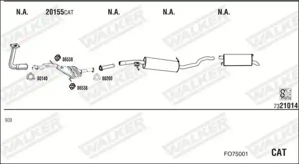 WALKER FO75001