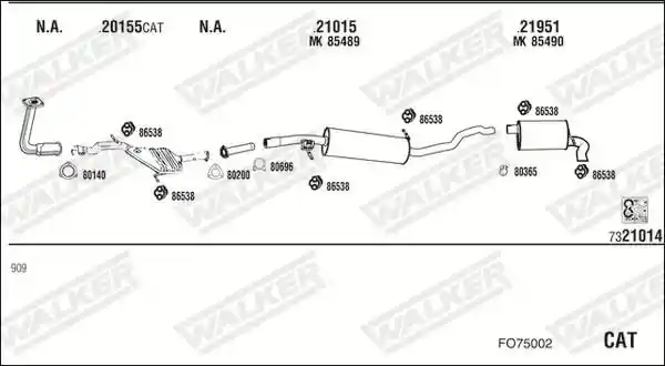 WALKER FO75002