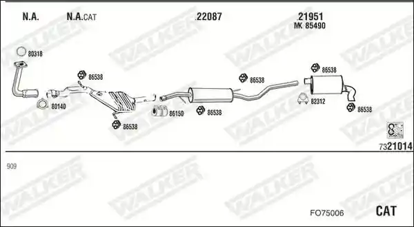 WALKER FO75006