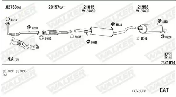 WALKER FO75008