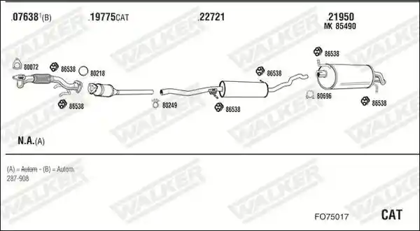 WALKER FO75017