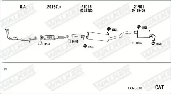 WALKER FO75018