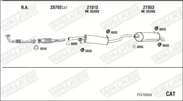 WALKER FO75024