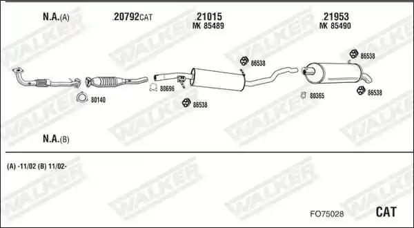 WALKER FO75028
