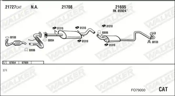 WALKER FO79000