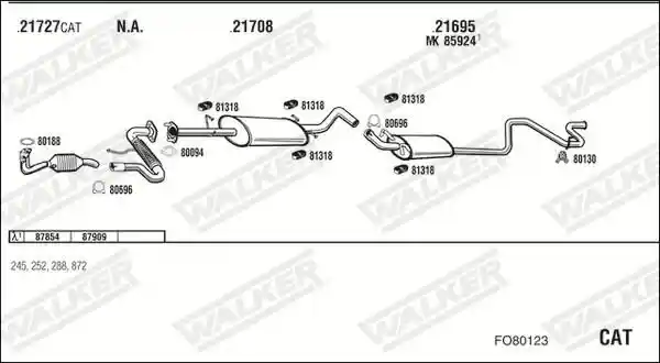 WALKER FO80123