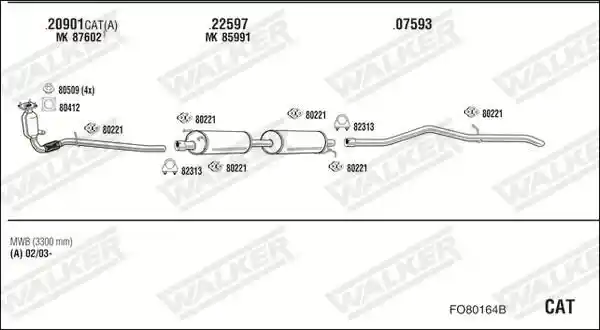 WALKER FO80164B