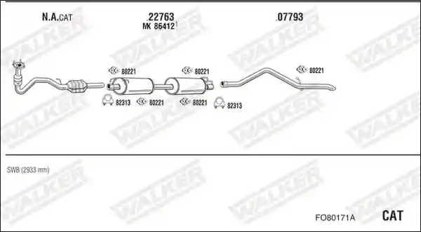WALKER FO80171A