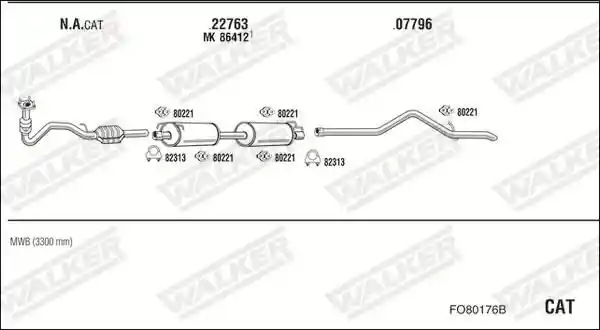WALKER FO80176B