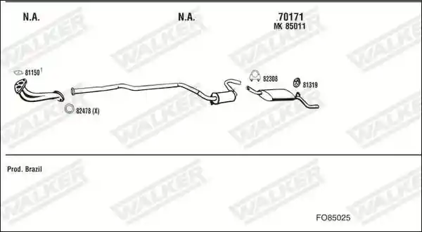 WALKER FO85025