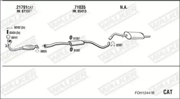 WALKER FOH12441B