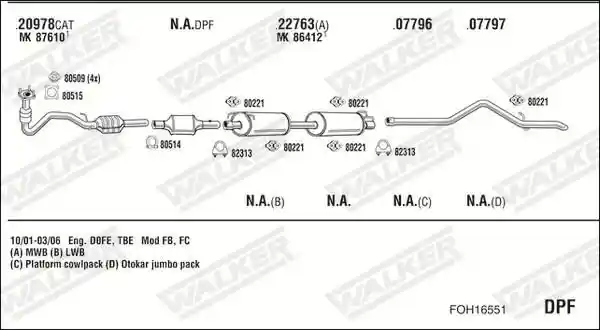 WALKER FOH16551