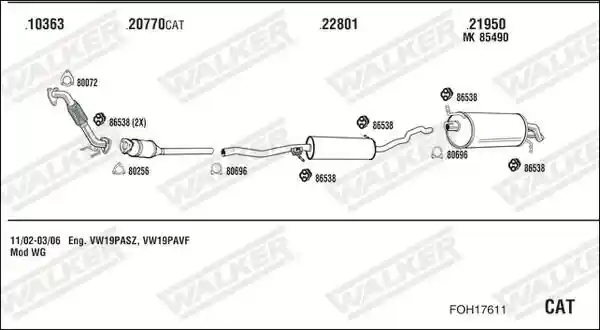 WALKER FOH17611