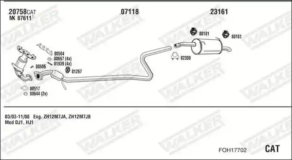 WALKER FOH17702
