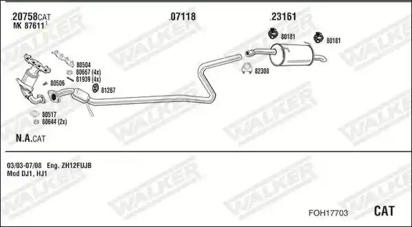 WALKER FOH17703