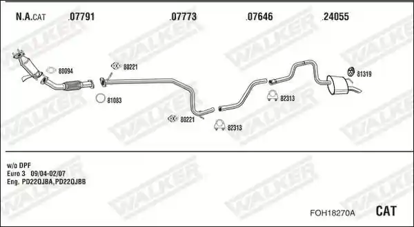 WALKER FOH18270A