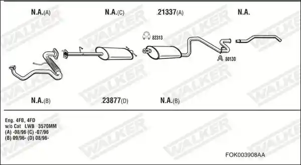 WALKER FOK003908AA