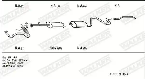 WALKER FOK003908AB