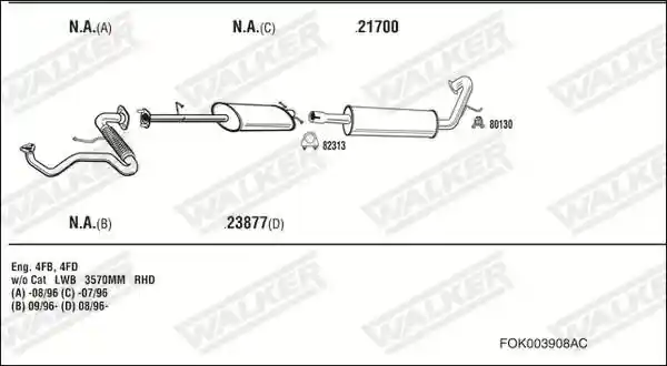 WALKER FOK003908AC