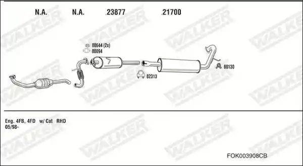 WALKER FOK003908CB