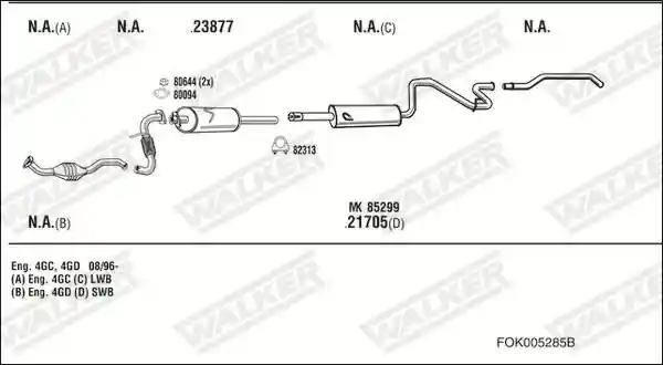 WALKER FOK005285B
