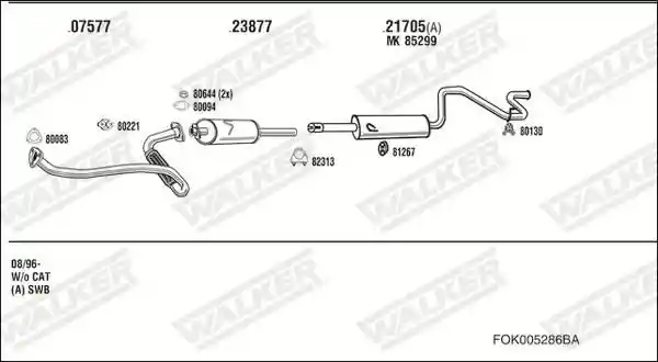WALKER FOK005286BA