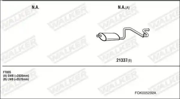 WALKER FOK005292A