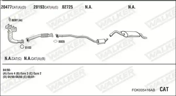 WALKER FOK005416AB