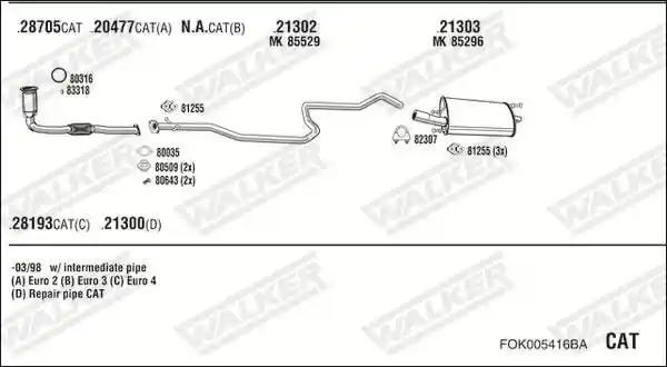 WALKER FOK005416BA