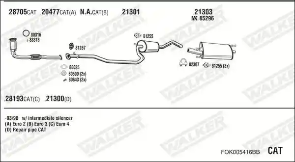 WALKER FOK005416BB