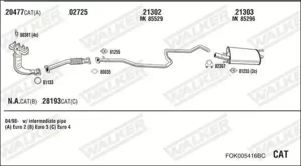 WALKER FOK005416BC