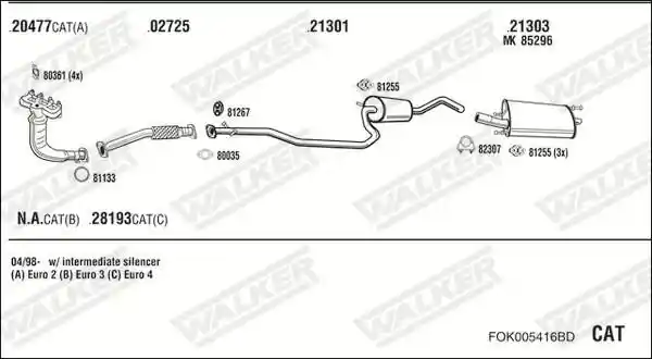 WALKER FOK005416BD