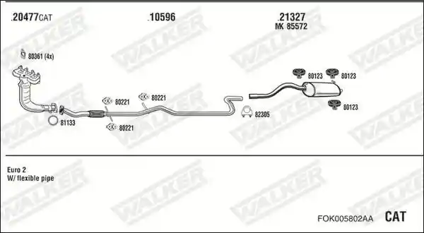 WALKER FOK005802AA