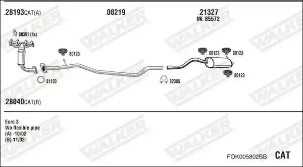 WALKER FOK005802BB