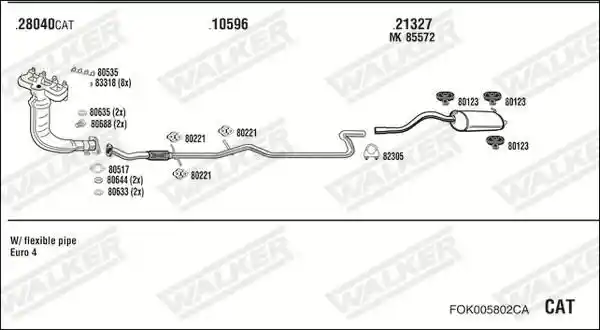 WALKER FOK005802CA