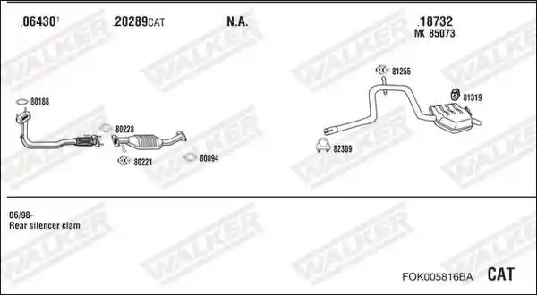 WALKER FOK005816BA