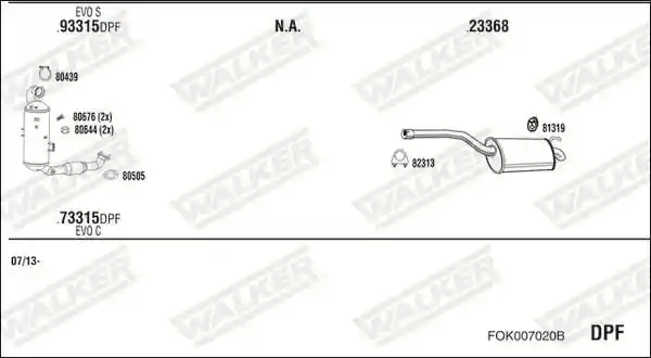 WALKER FOK007020B